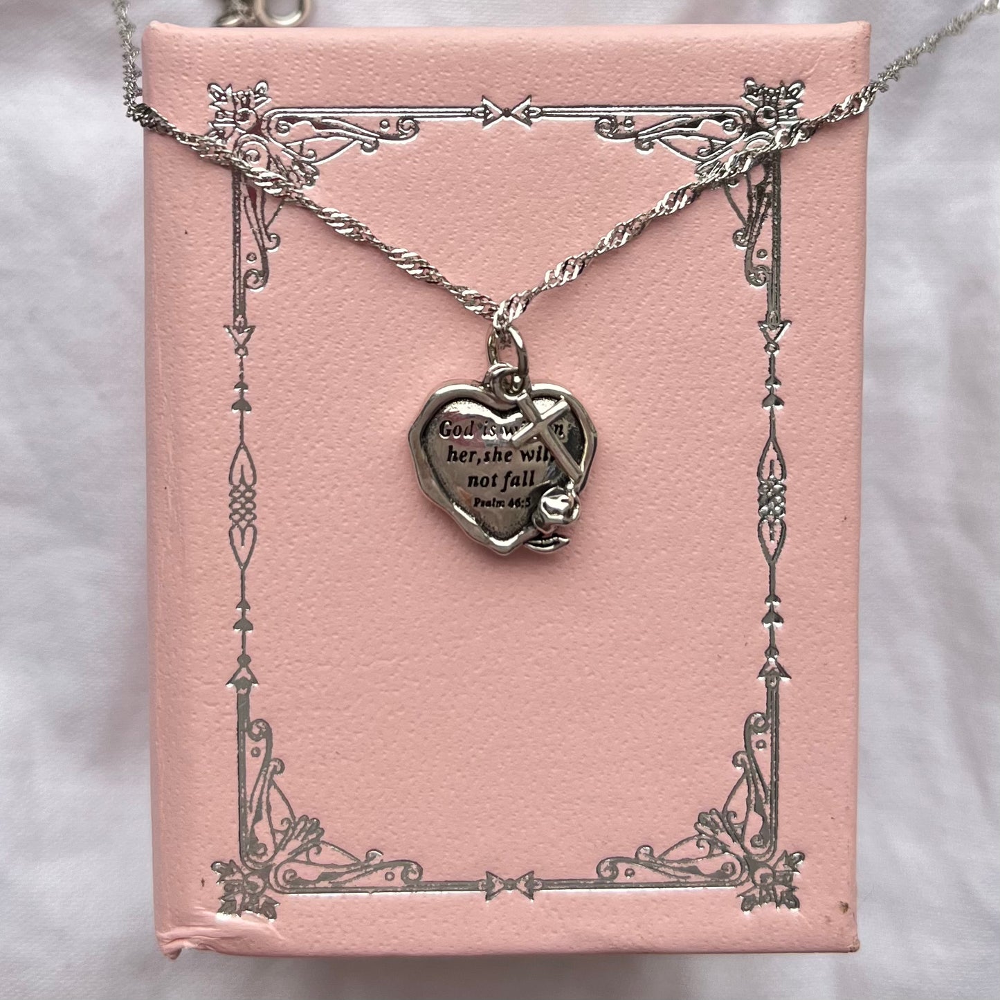 Quote Necklace 925 Sterling Silver