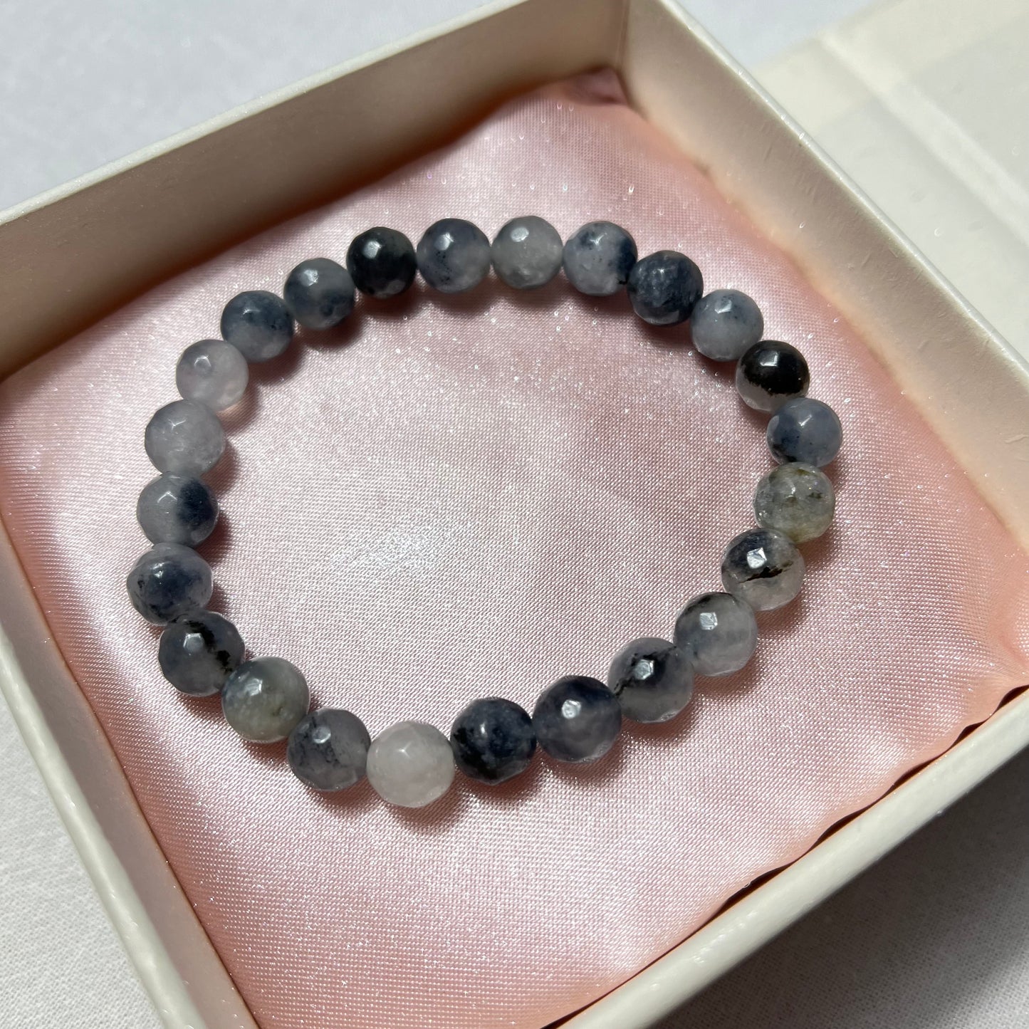 Larvikite Stone Bracelet For Cancels Out Dark Magic and Hexes