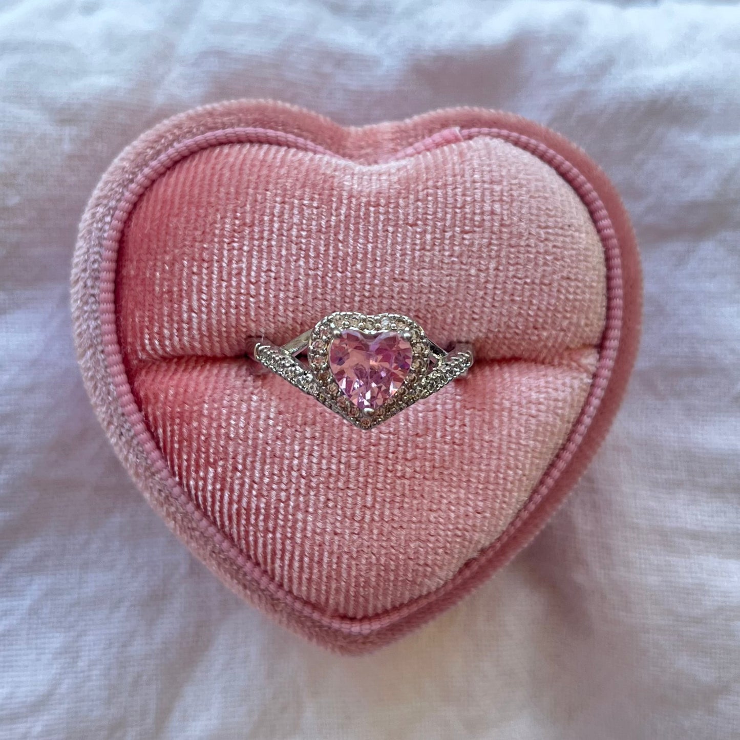 Pink Heart Ring