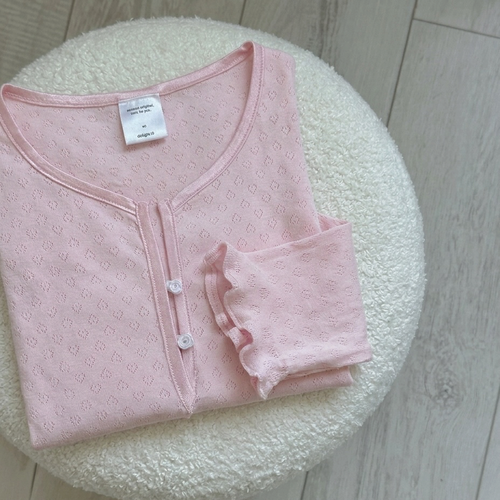 Organic Cotton Sleepwear White/Pink