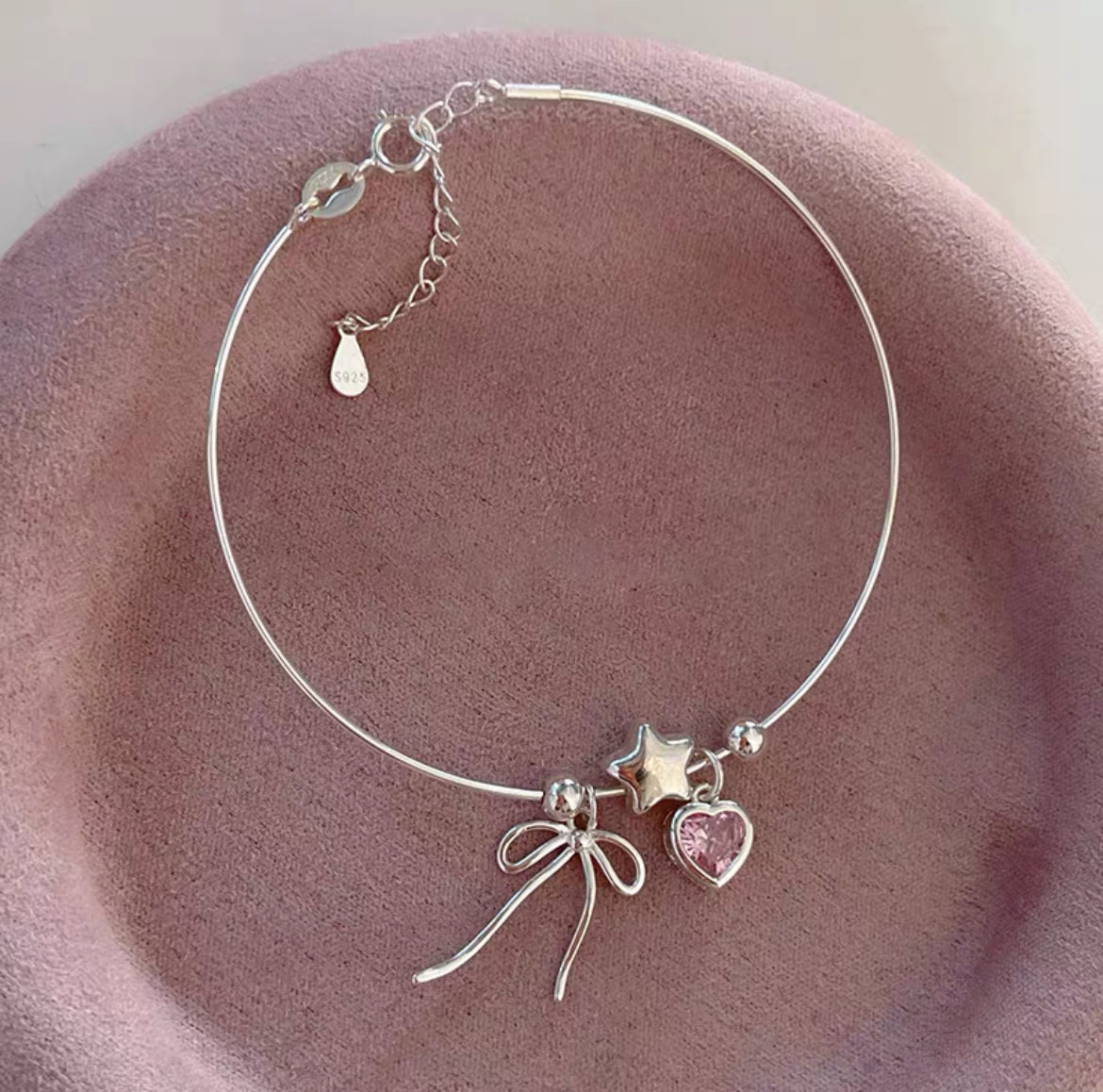 925 Silver deLight Bow Chain Bracelet