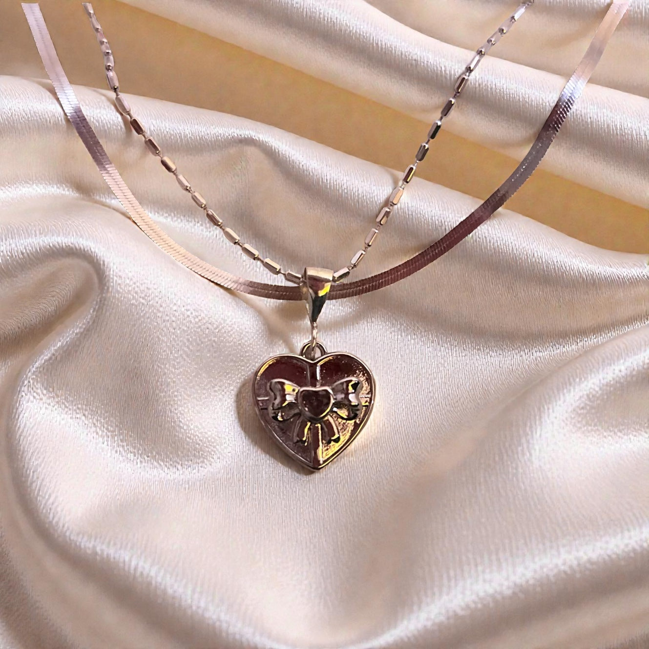 Candy Box Locket Necklace 925 Sterling Silver