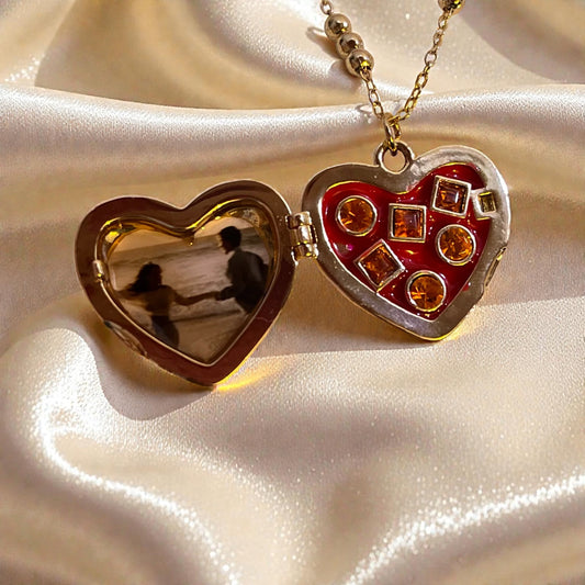 Chocolate Box Locket Necklace