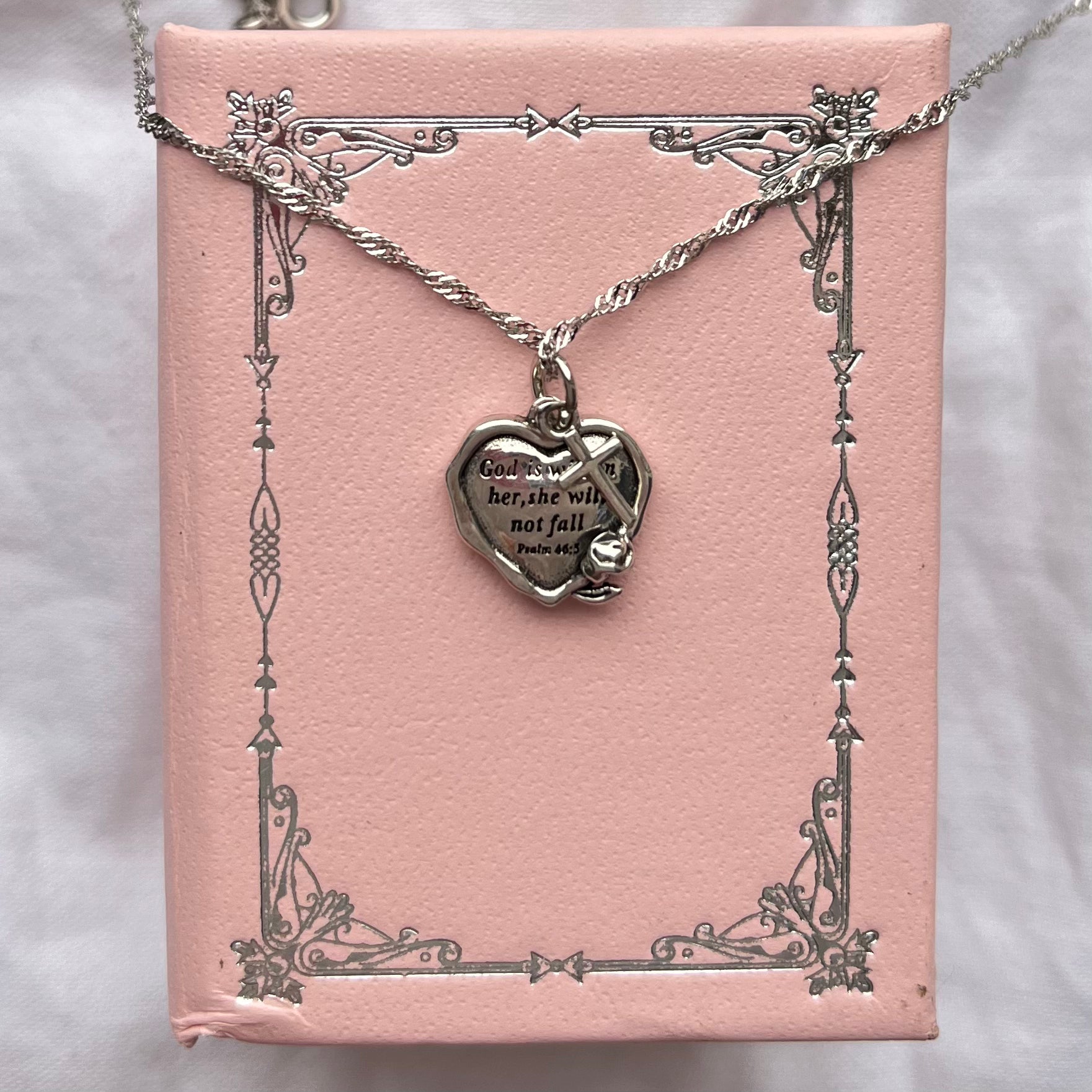 Quote Necklace 925 Sterling Silver
