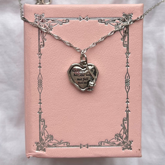 Quote Necklace 925 Sterling Silver