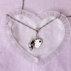 Heart Quote Necklace 925 Sterling Silver