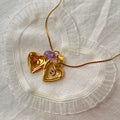 Amethyst & handwritten note / Ready to Ship