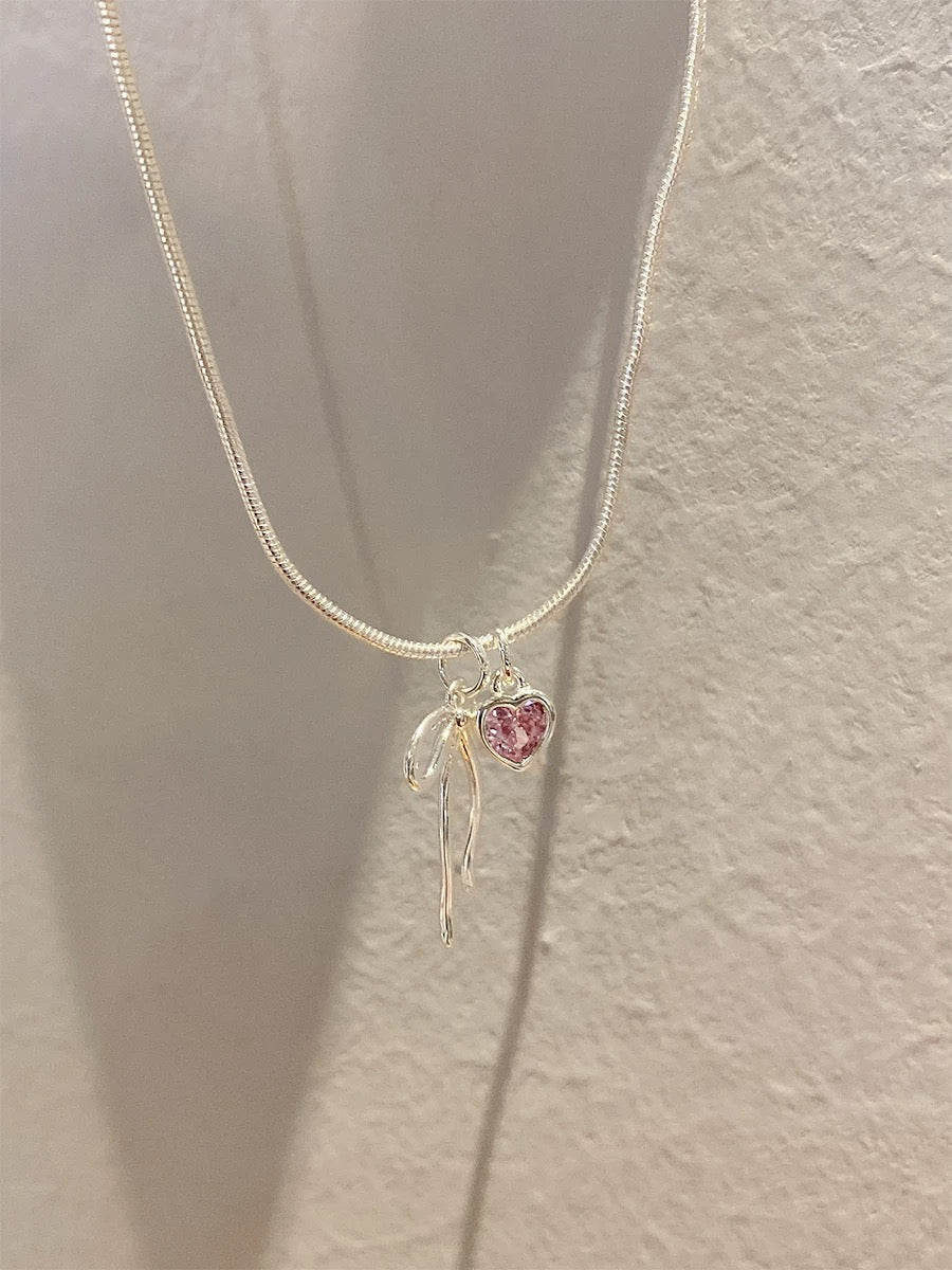 925 Silver deLight Bow Chain Necklace
