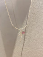 925 Silver deLight Bow Chain Necklace
