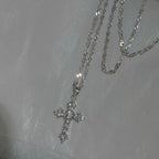925 Silver Cross Necklace
