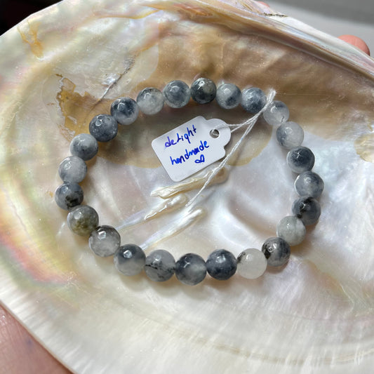 Larvikite Stone Bracelet For Cancels Out Dark Magic and Hexes