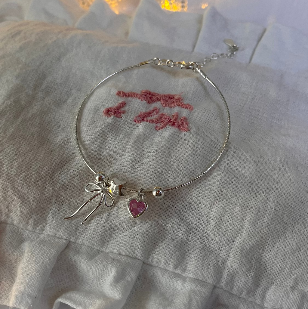 925 Silver deLight Bow Chain Bracelet