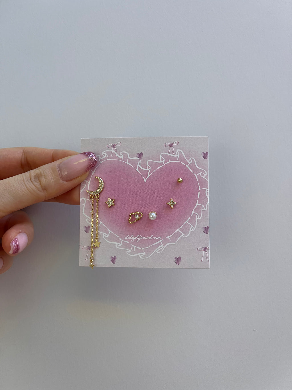 14K Gold Filled 925 Silver Earrings Set