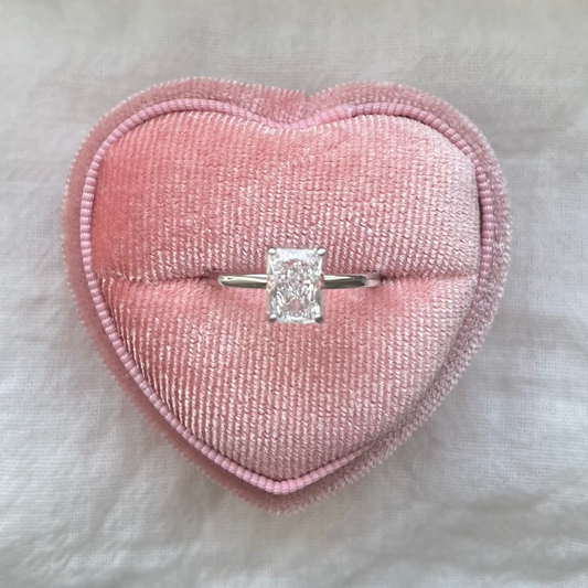 Lab Created Sapphire Ring Clear