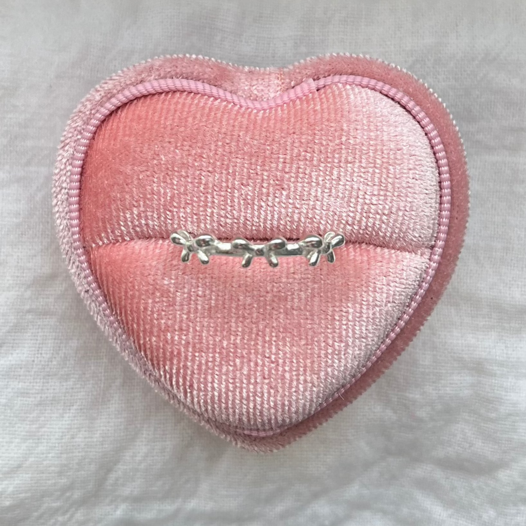 Bow Band Ring 925 Silver