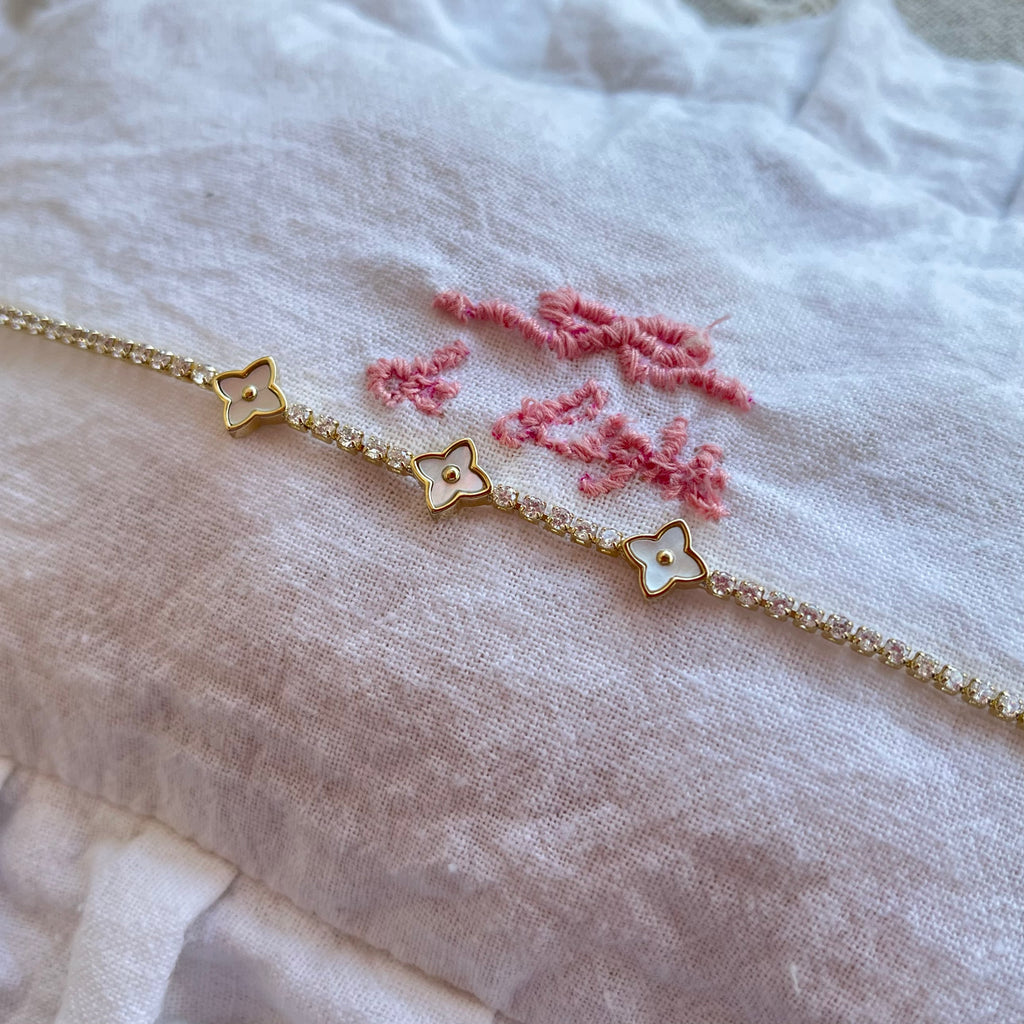 14K Filled Clover Bracelet