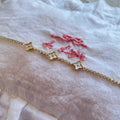 14K Filled Clover Bracelet