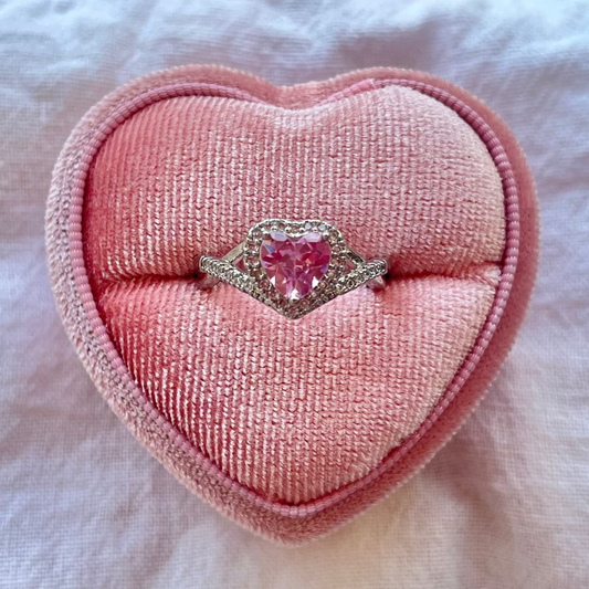 Pink Heart Ring