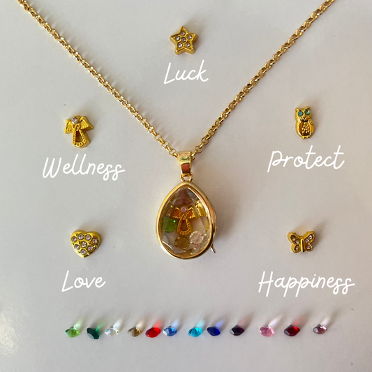 Halskette mit verschlossenem Charm (nur Basis)