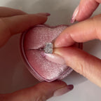 Lab Created Sapphire Ring Clear